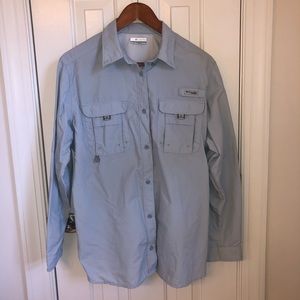 Columbia mens fishing shirt